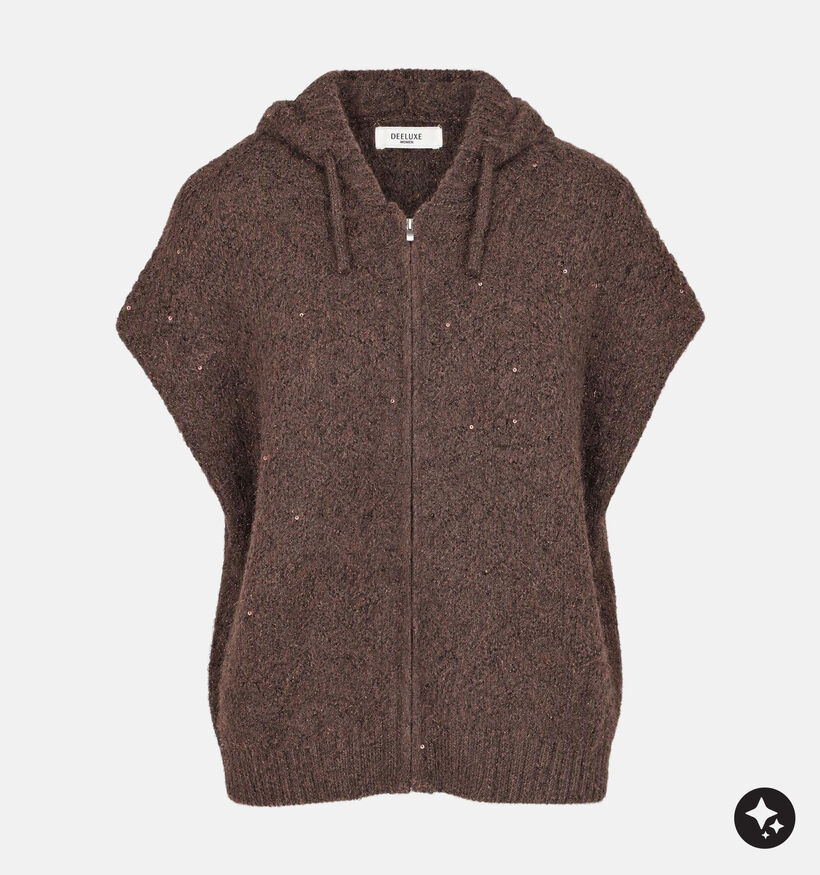 Deeluxe Original Aliama Donkerbruine Vest voor dames (382272)