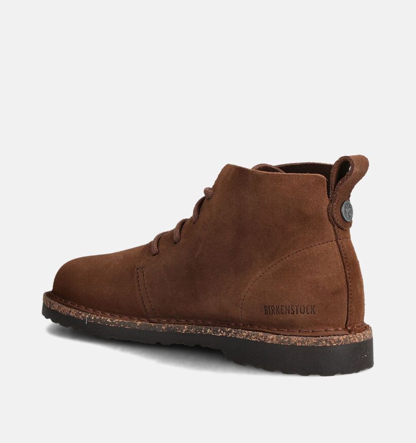 Birkenstock Uppsala Mid Boots à lacets en Marron pour femmes (360251) - pour semelles orthopédiques