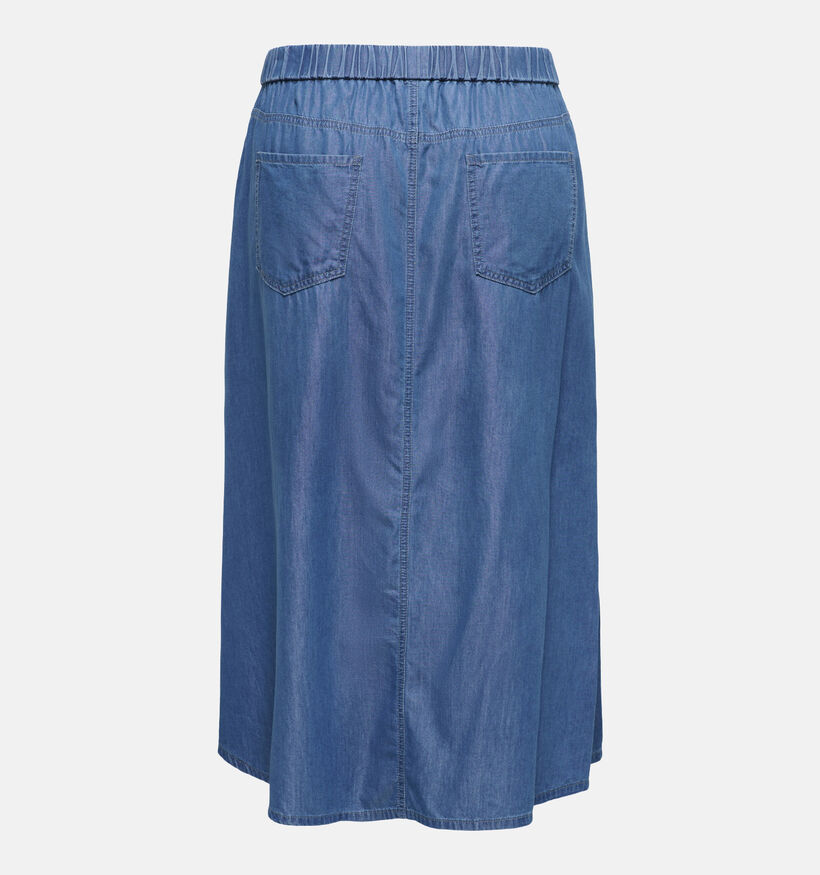 ONLY Carmakoma Bea Blauwe Midi-Rok voor dames (378396)