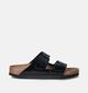 Birkenstock Arizona Patent Nu-pieds en Noir pour femmes (350885)