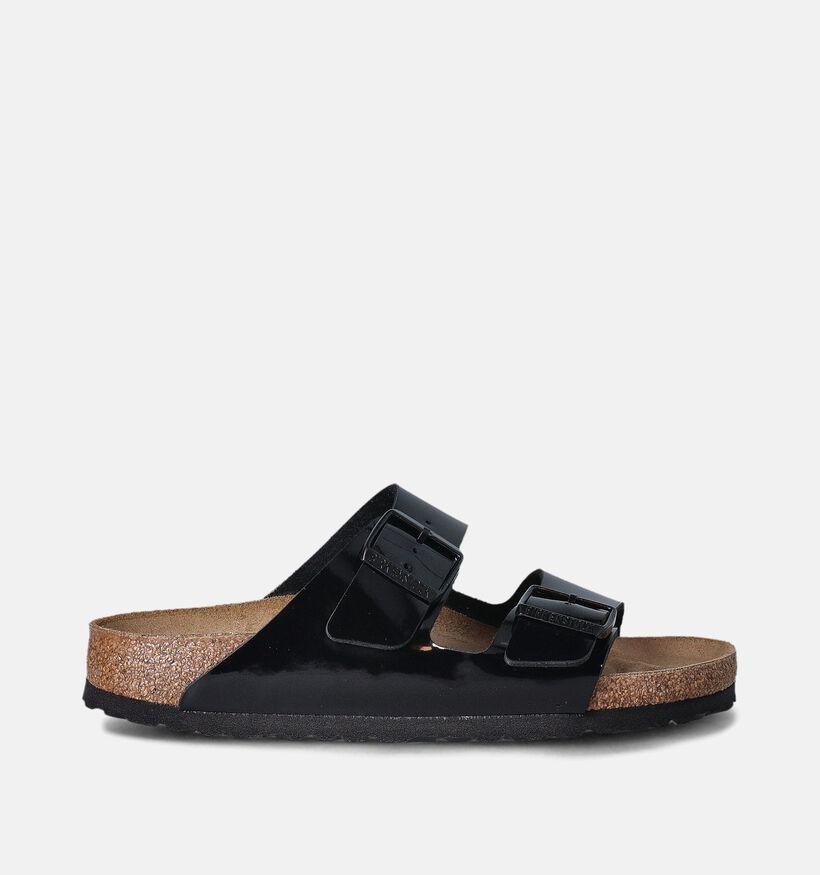 Birkenstock Arizona Patent Zwarte Slippers voor dames (350885)