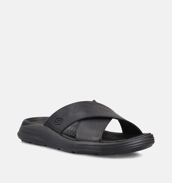 Skechers Slippers Zwart