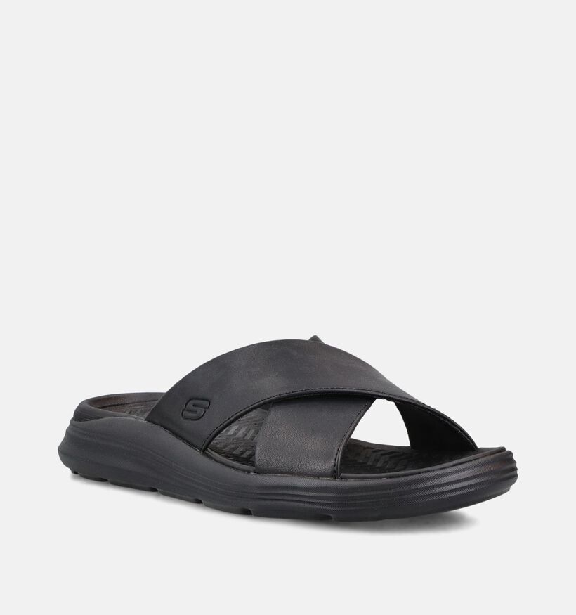 Skechers Zwarte Slippers voor heren (371040)