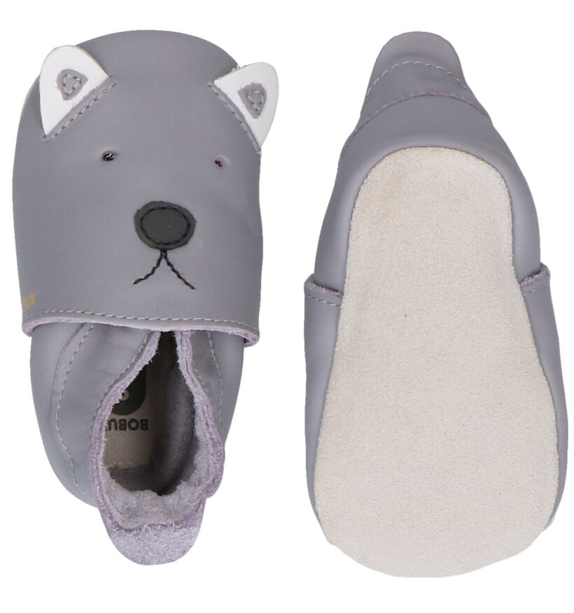 Bobux Gull Grey Woof Grijze Parkschoentjes voor jongens, meisjes (294783)