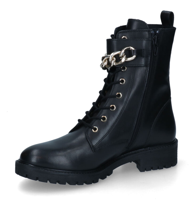 Geox Hoara Bottines en Noir en cuir (313295)