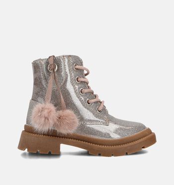 Milo & Mila Chaussures hautes Argent