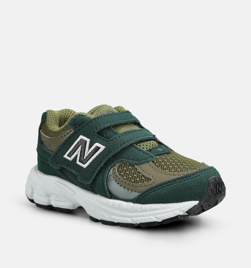 New Balance I2002 Baskets basses en Vert pour gar&ccedil;ons (375258)