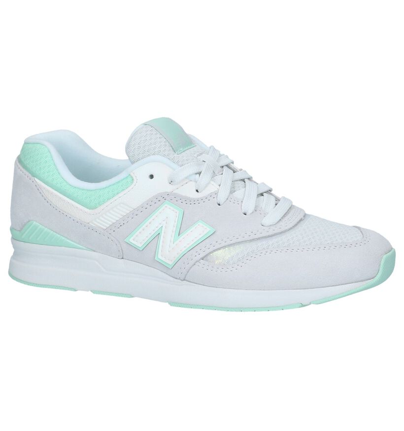 New Balance WL 697 Grijze Sneakers in daim (220621)