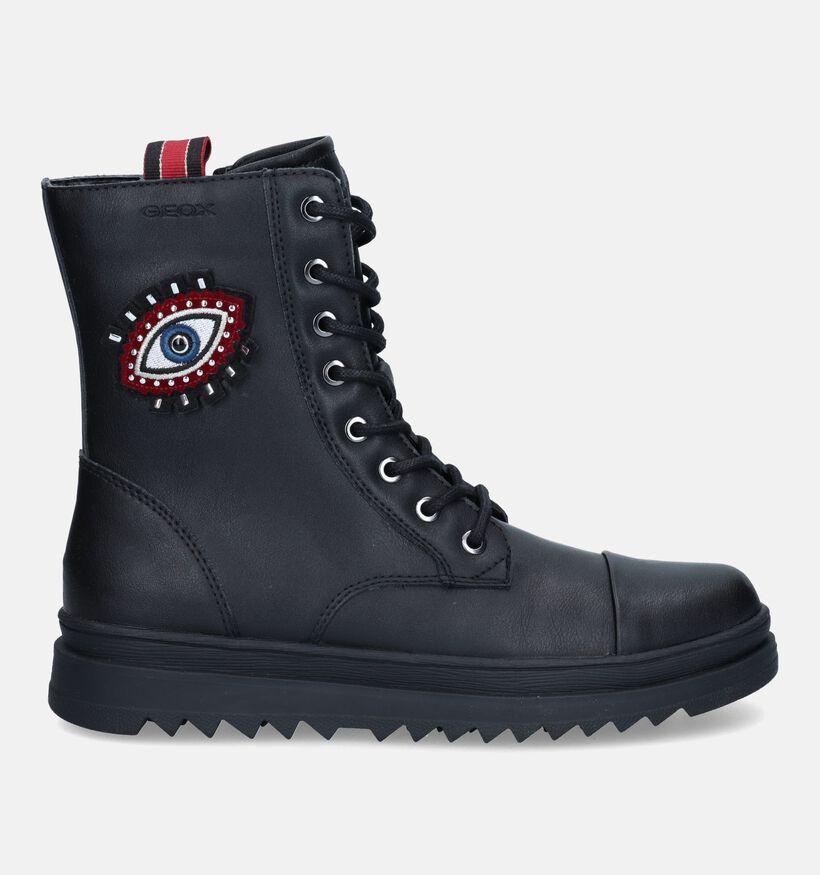 Geox Gillyjaw Zwarte Boots voor meisjes (328504) - geschikt voor steunzolen