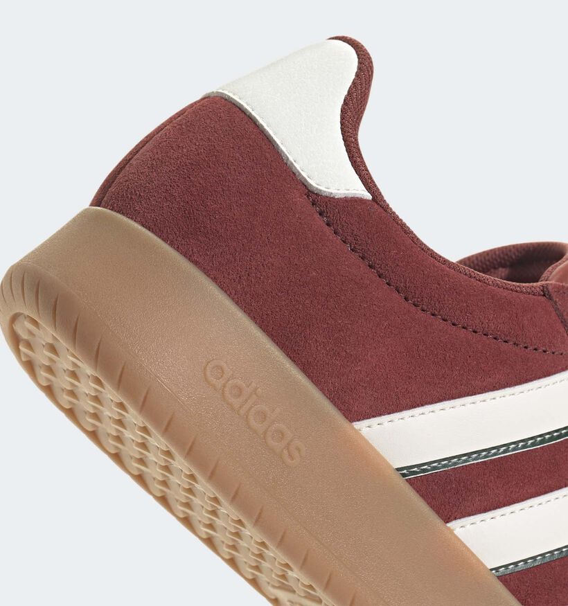adidas Barreda Baskets en Bordeaux pour hommes, garçons (350208) - pour semelles orthopédiques