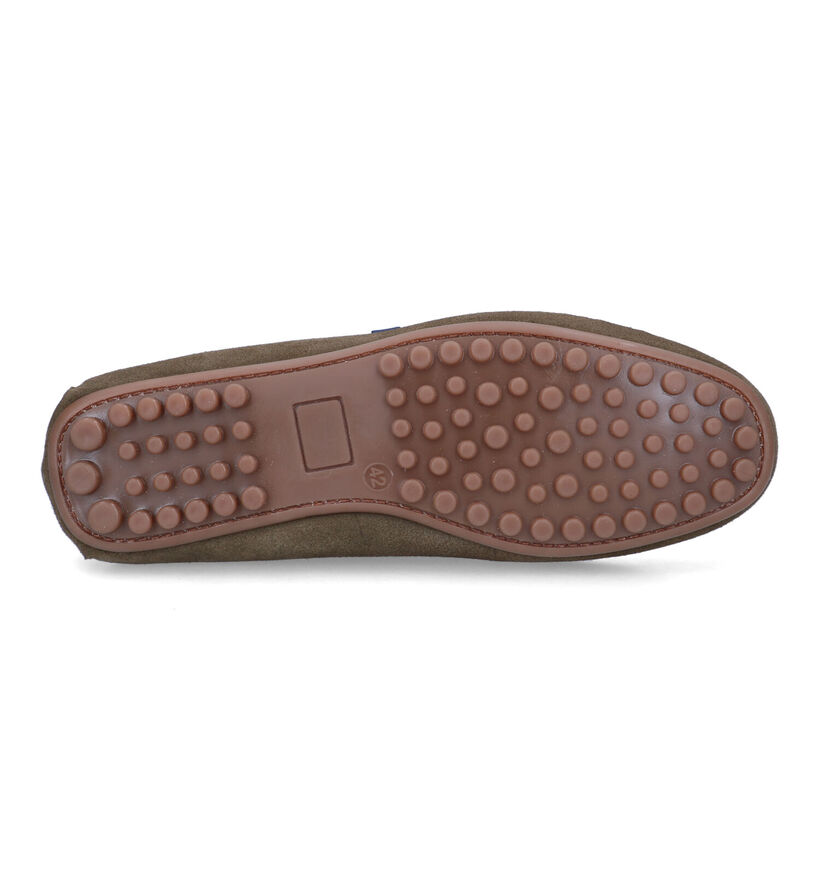Scapa Chaussures à enfiler en Vert kaki pour hommes (323781) - pour semelles orthopédiques
