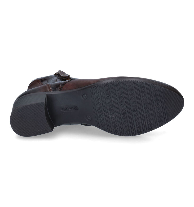 Remonte Bottines à lacets en Brun foncé pour femmes (298060) - pour semelles orthopédiques