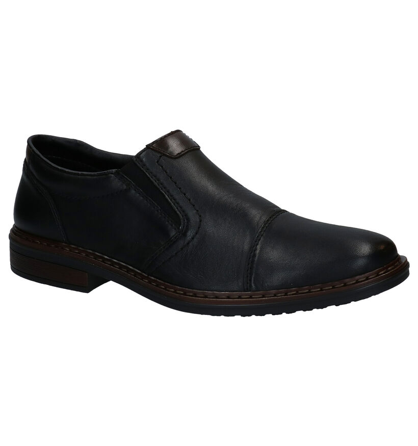 Rieker Chaussures à enfiler en Noir pour hommes (327938)