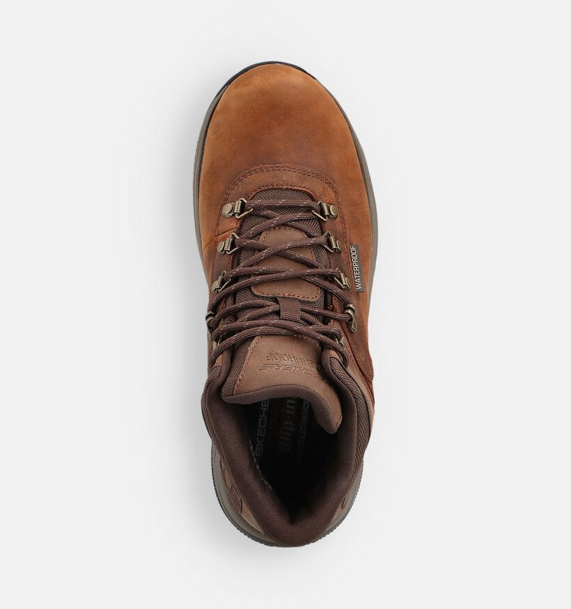 Skechers Meroe Pikeman Bruine Wandelschoenen voor heren (362182)