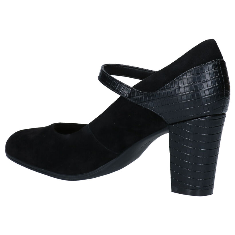 Clarks Alayna Escarpins en Noir en nubuck (280222)