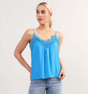 Vero Moda D&eacute;bardeurs Bleu