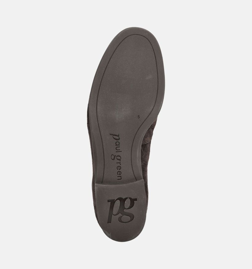 Paul Green Donkerbruine Loafers voor dames (379778)