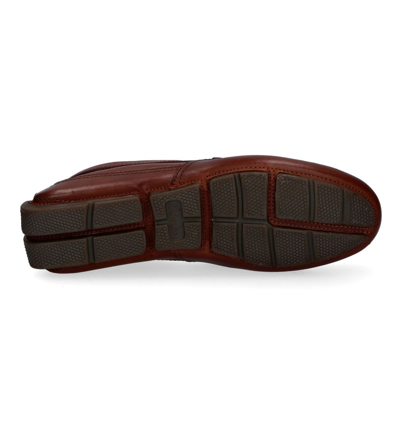 Clarks Markman Plain Loafers en Cognac pour hommes (321963)