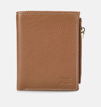 Crinkles Portemonnees Zwart/Wit/Beige/Goud/Cognac/Bruin/Grijs