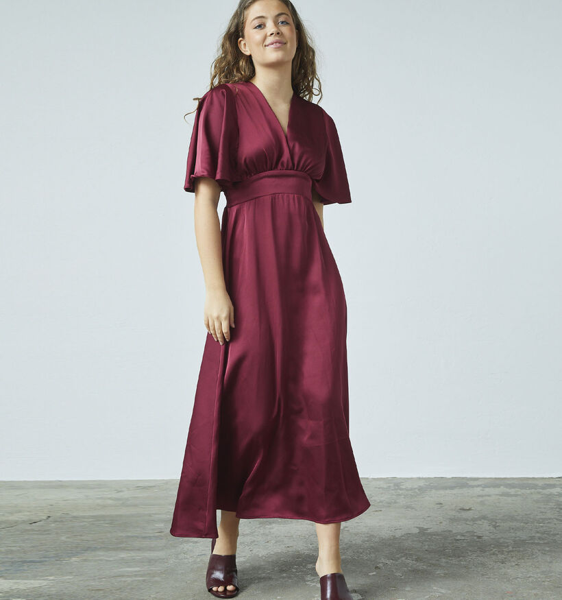 SISTERS POINT Gisela Bordeaux Lange Jurk voor dames (371976)