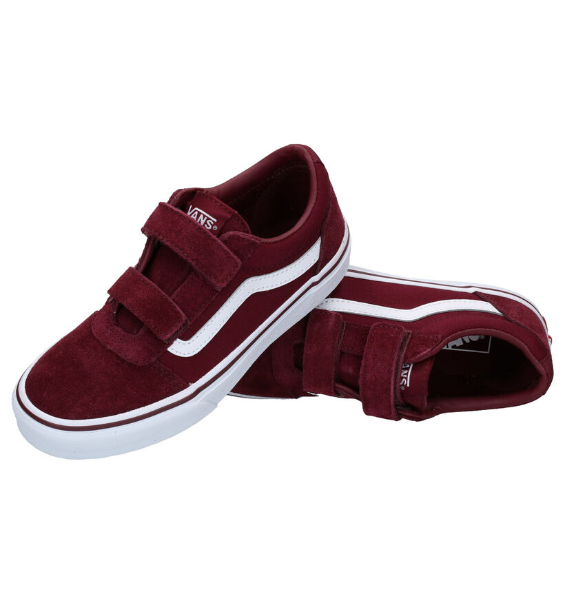 Vans Ward Bordeaux Sneakers in daim (285851)