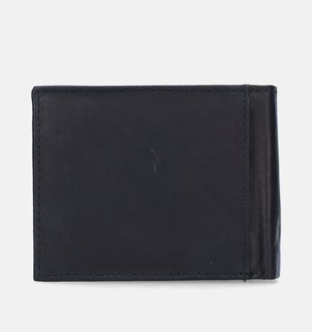 Euro-Leather Portemonnees Zwart/Bruin