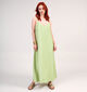 Mexx Hammered Slip Dress Robe longue en Vert pour femmes (366079)