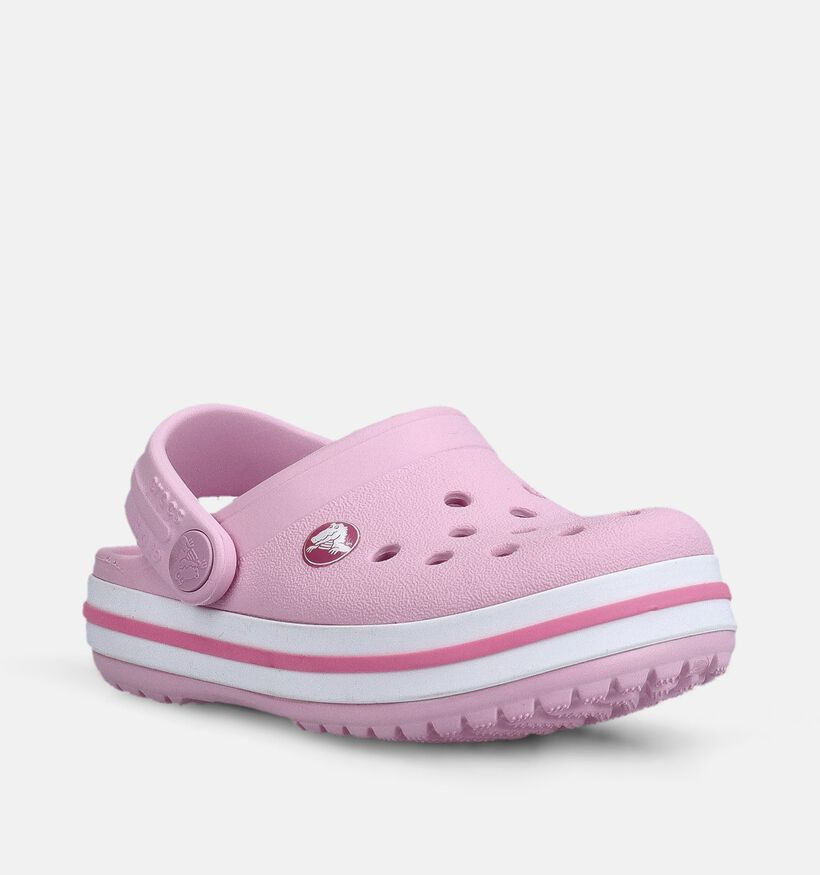 Crocs Crocband Nu-pieds en Rose pour filles (371020)