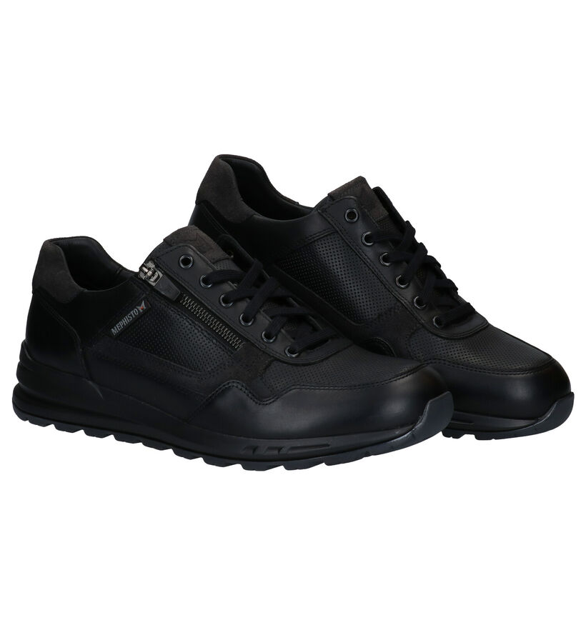 Mephisto Bradley Randy Chaussures à lacets en Noir pour hommes (330712) - pour semelles orthopédiques