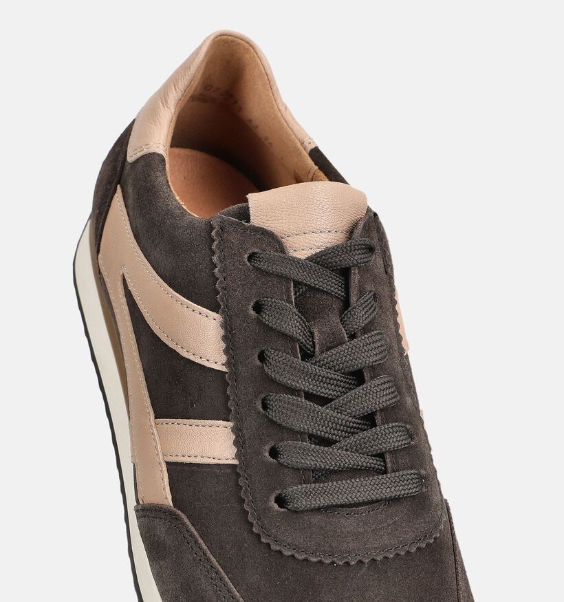 Gabor Donkerbruine Sneakers voor dames (376995) - geschikt voor steunzolen