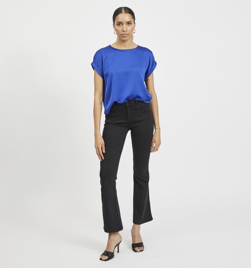 Vila Ellette Satin Bruine T-shirt voor dames (361343)