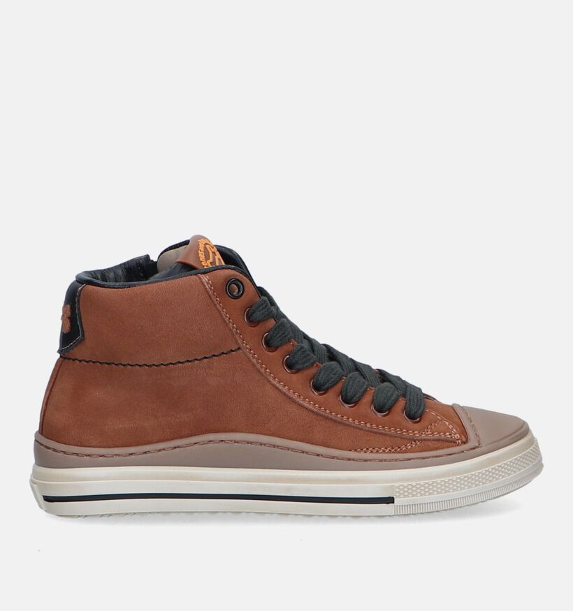 STONES and BONES Ledot Cognac Bottines voor jongens (345965) - geschikt voor steunzolen