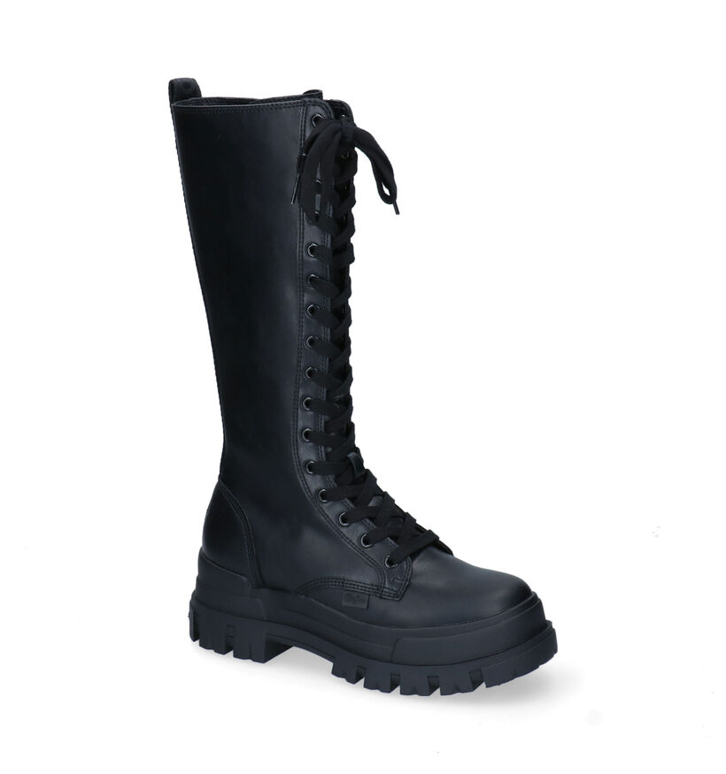 Buffalo Aspha On Bottes hautes en Noir en simili cuir (295253)