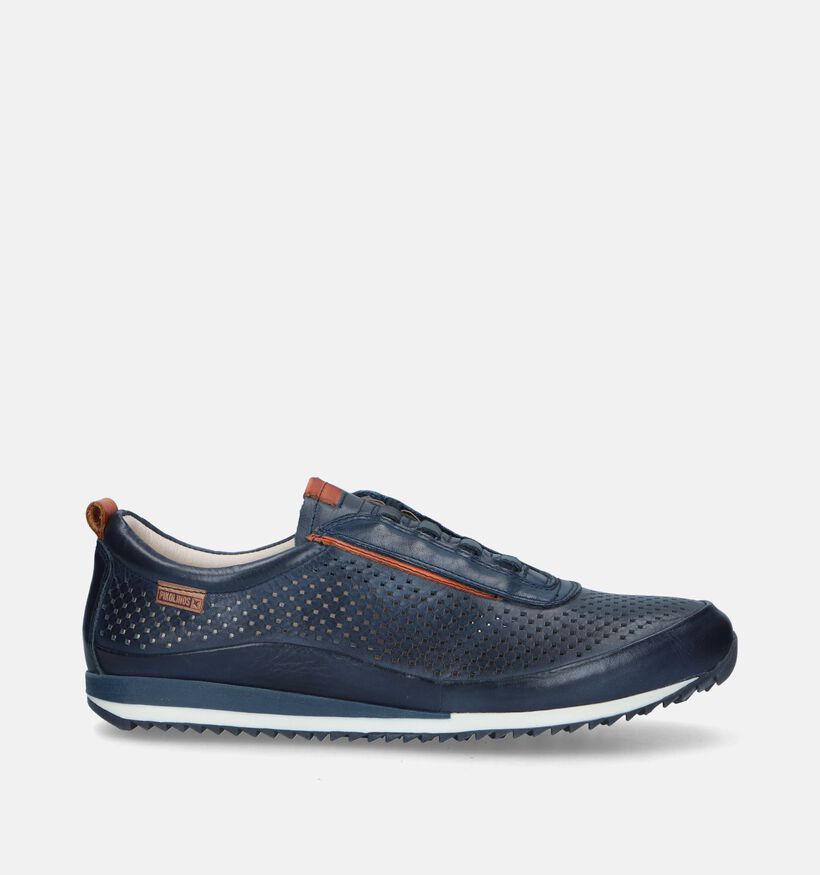 Pikolinos Liverpool Mocassins en Bleu pour hommes (355438) - pour semelles orthopédiques