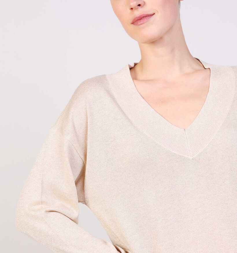 Vila Pull Viginny en Beige Vila Pull Viginny en Beige pour femmes (365594)