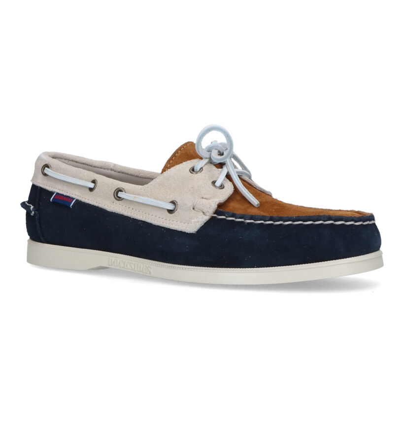 Sebago Dockside Portland Flesh Out Kaki Bootschoenen voor heren (336839)