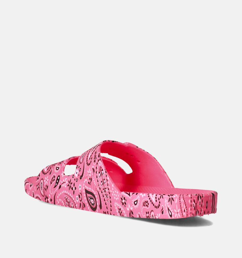 Freedom Moses Ringo Claquettes en Fuchsia pour femmes (354910)