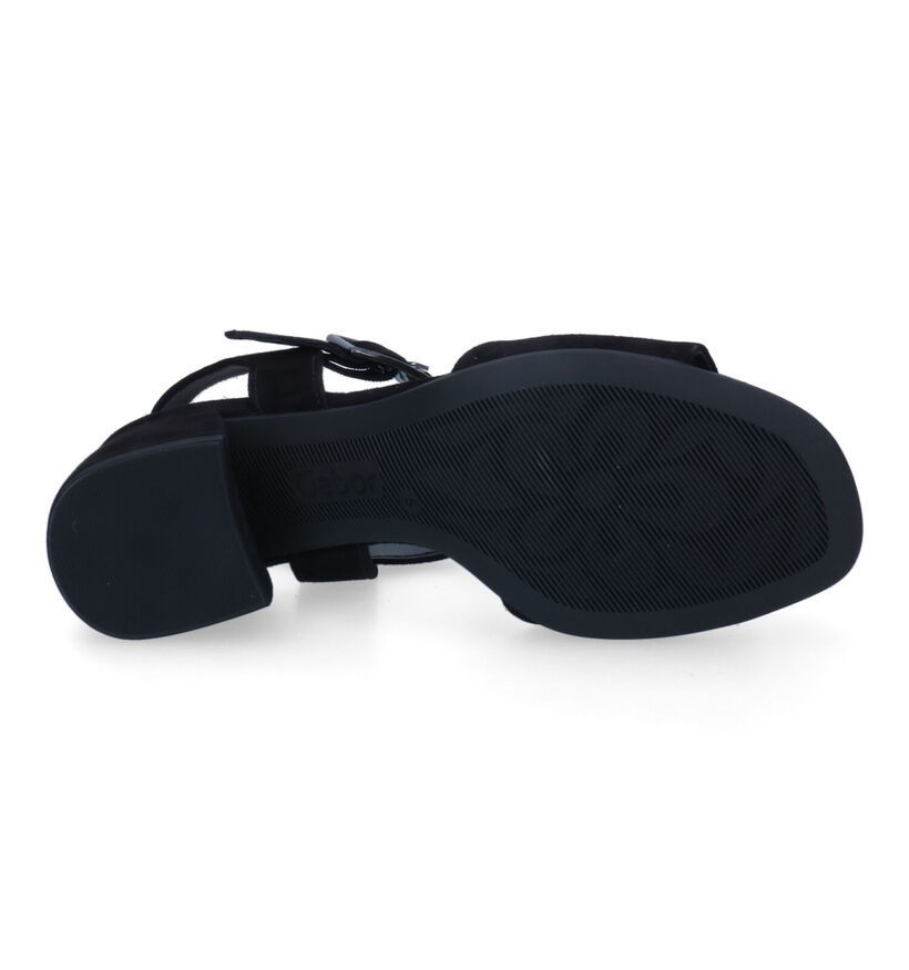 Gabor Best Fitting Sandales en Noir pour femmes (306207)