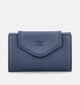 Crinkles Blauwe Overslagportemonnee voor dames (358513)