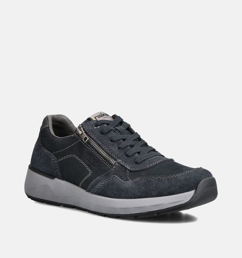 Rieker Blauwe Veterschoenen voor heren (360453)