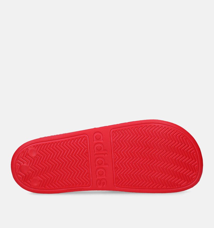 adidas Adilette Shower Nu-pieds en Rouge pour hommes (319070)