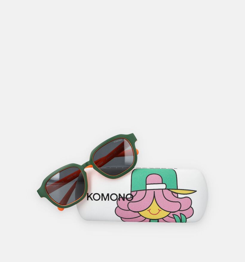 Komono Matty XS Froggy Twins Lunettes de soleil en Vert pour gar&ccedil;ons (371553)