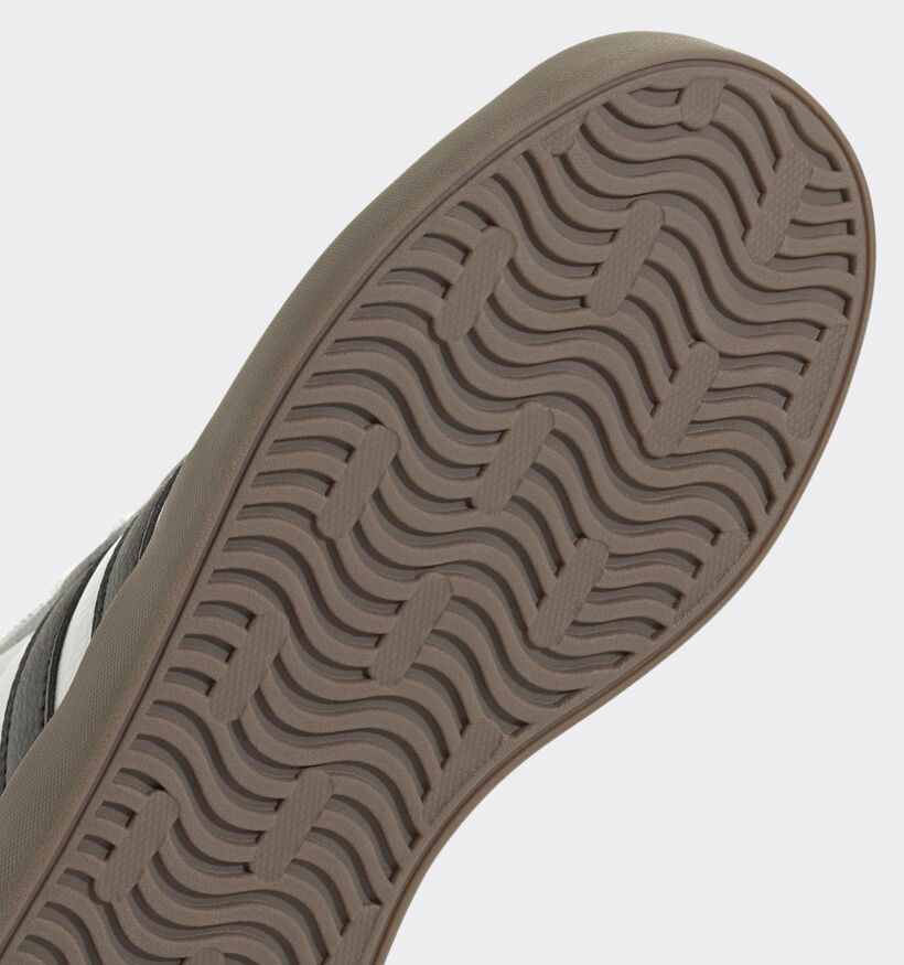 adidas VL Court 3.0 Witte/Zwarte Sneakers voor jongens, meisjes (357017) - geschikt voor steunzolen