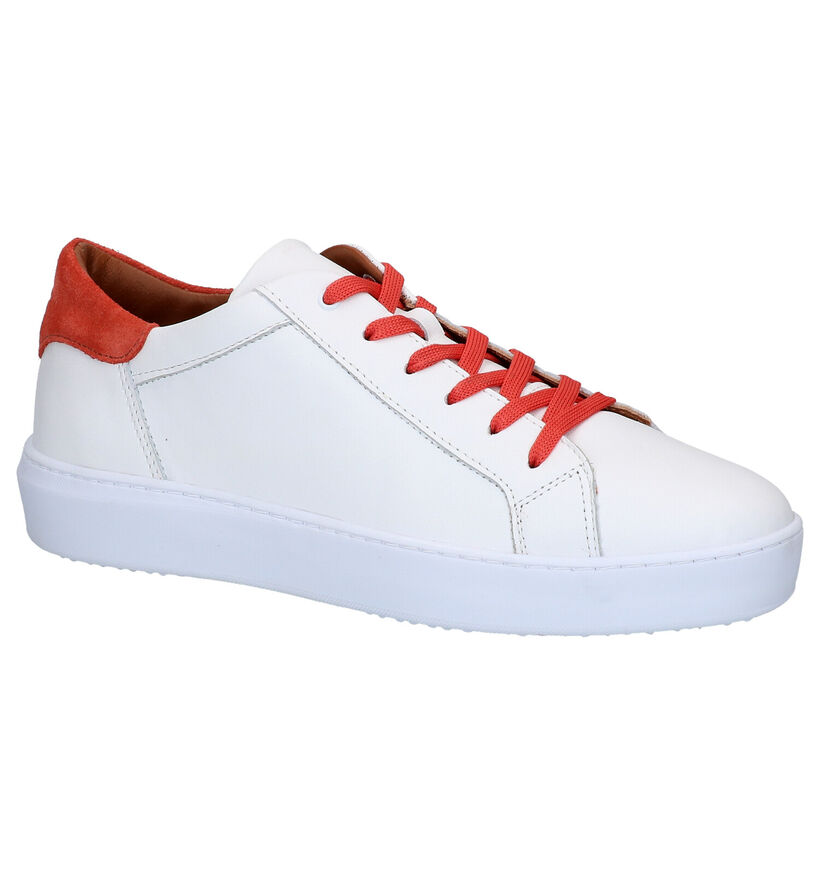 Hampton Bays Maras Chaussures à Lacets en Blanc en cuir (266414)