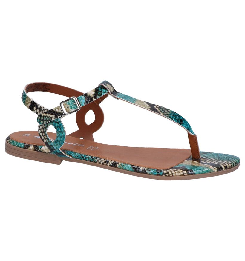 Turquoise Sandalen Tamaris in kunstleer (261866)