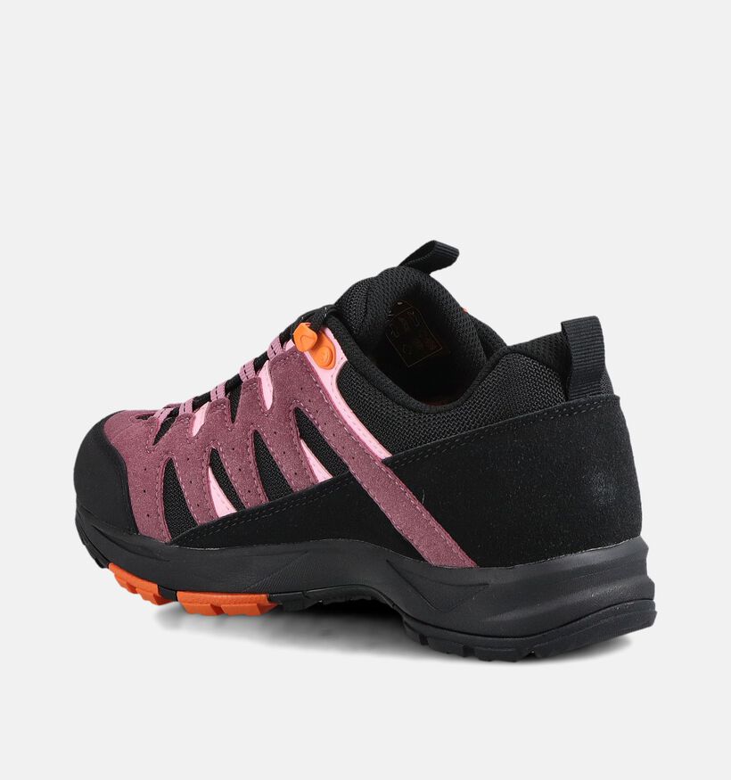 Icepeak Aura Lc Ms Chaussures de randonn&eacute;e en Noir/Violet pour femmes (378577) - pour semelles orthop&eacute;diques
