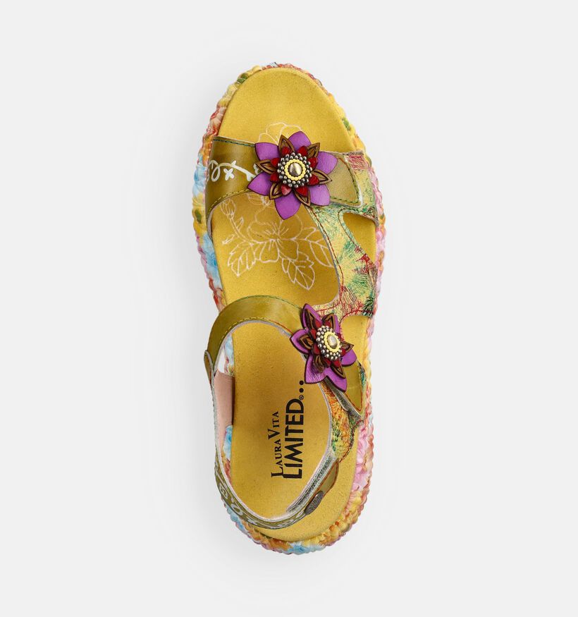 Laura Vita Nikito Sandales en Jaune pour femmes (373201)