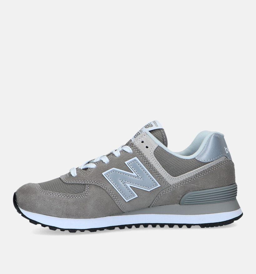 New Balance ML 574 Baskets basses en Gris pour hommes (353357) - pour semelles orthopédiques