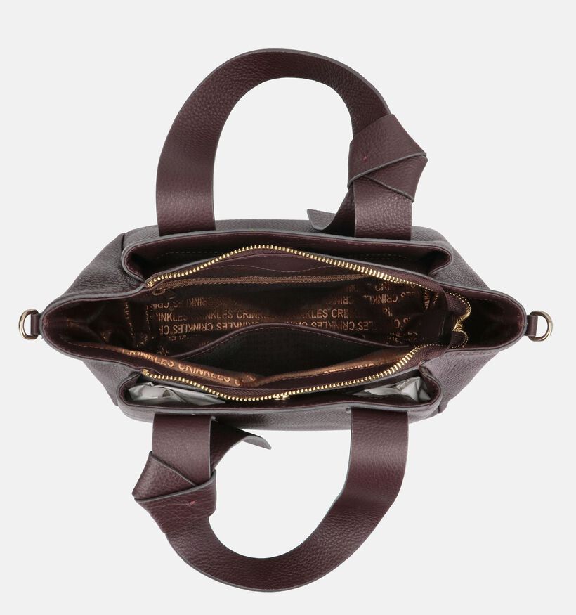 Crinkles Bordeaux Handtas voor dames (381708)