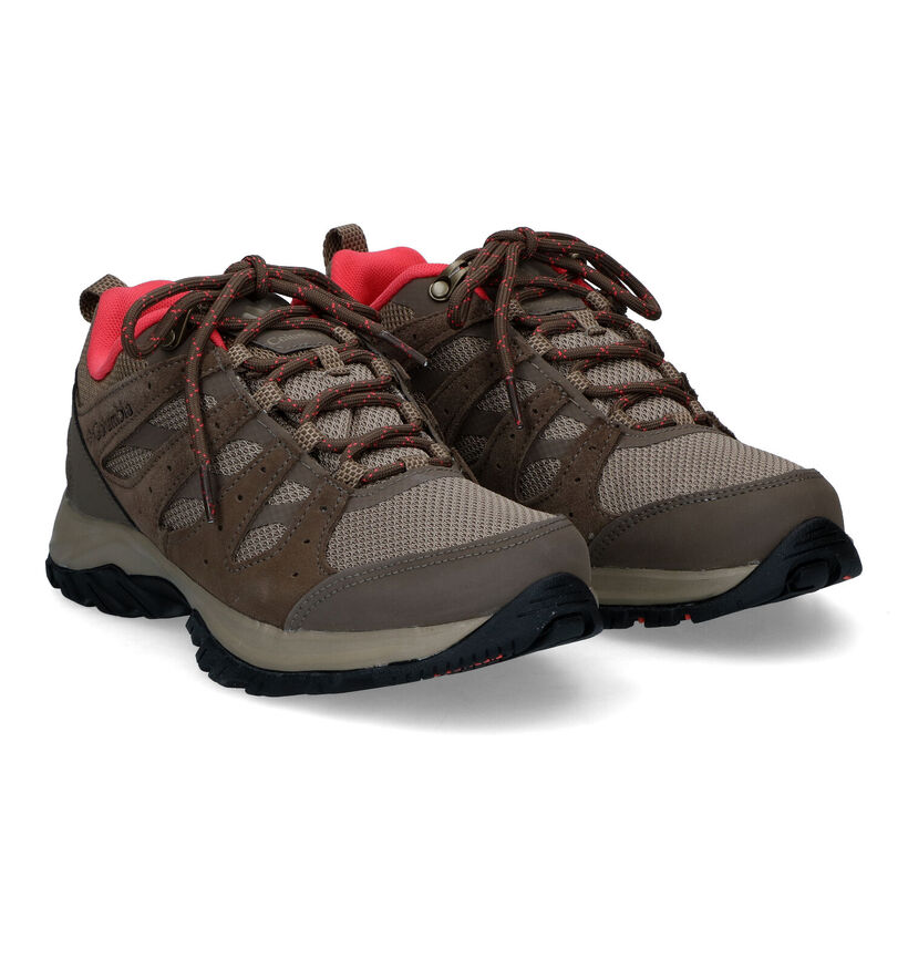 Columbia Redmond III WP Bruine Wandelschoenen voor dames (303809) - geschikt voor steunzolen